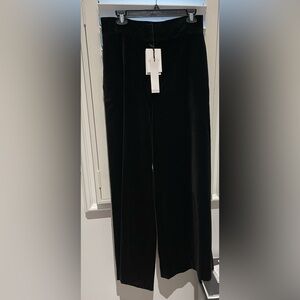 Black velvet pant — new never worn